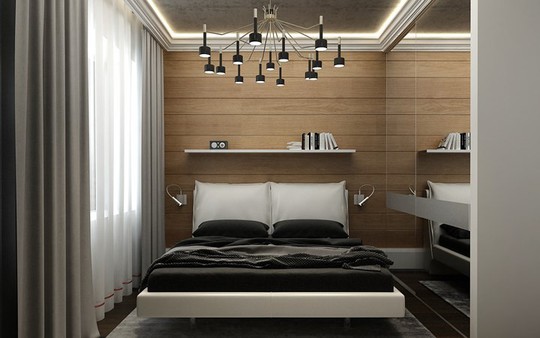 Căn hộ phong cách với màu đen, trắng và nâu gỗ - Ảnh 6. Căn hộ phong cách với màu đen, trắng và nâu gỗ - Ảnh 6.