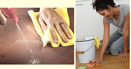 Làm sạch sàn gỗ chỉ trong nháy mắt! 5 Làm sạch sàn gỗ chỉ trong nháy mắt! 5