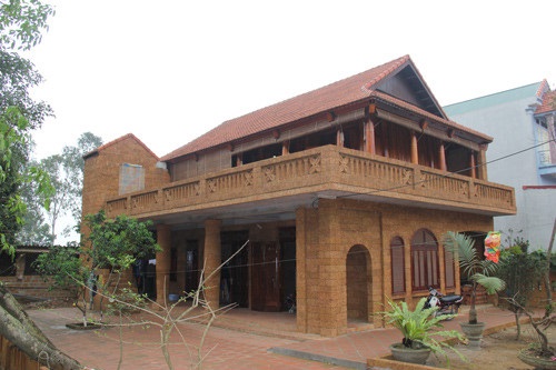 Mẫu thiết kế nhà gỗ 2 tầng hiện đại