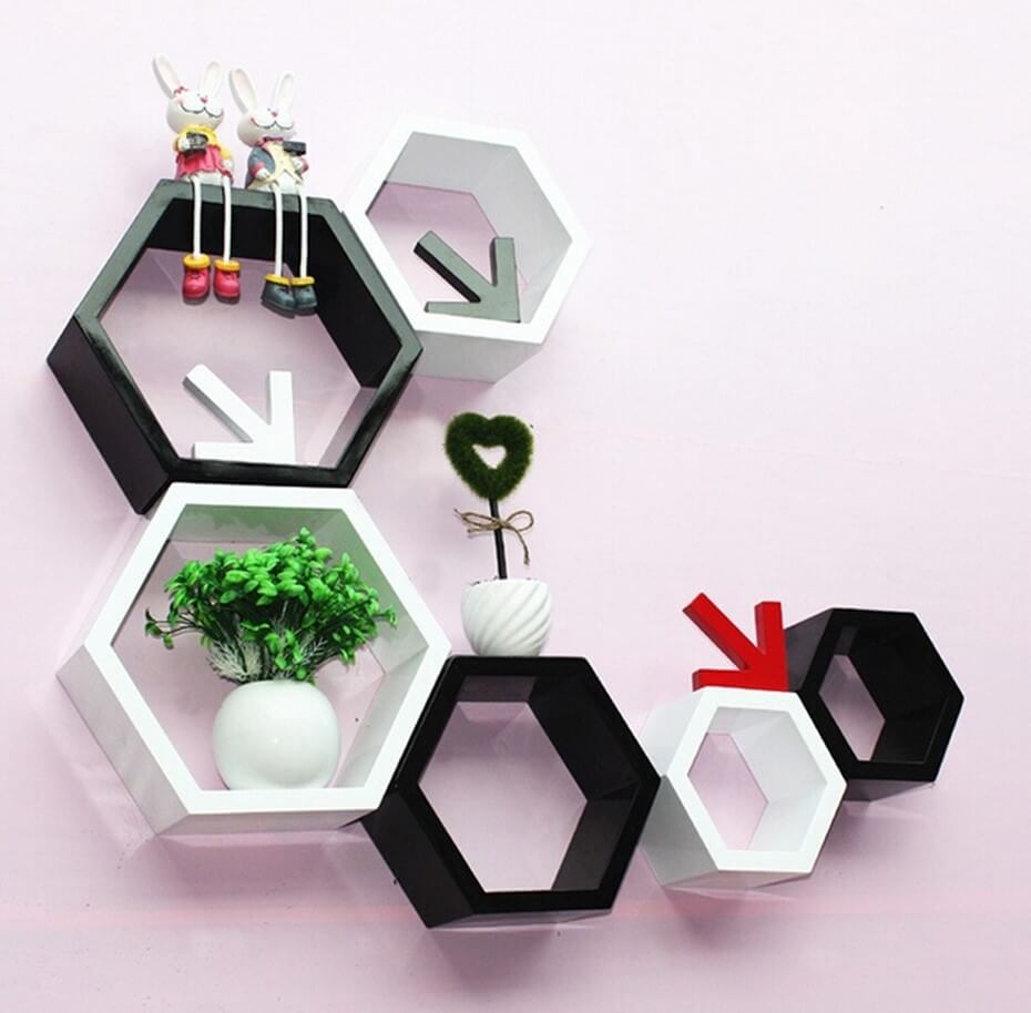 10 mau ke go trang tri phong khach dep me ly, don dau xu huong thiet ke 2019 - 10