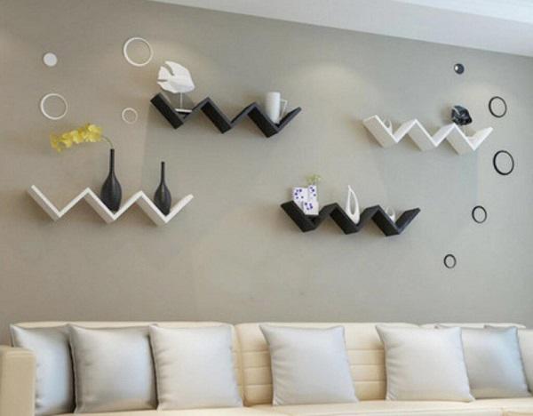 10 mau ke go trang tri phong khach dep me ly, don dau xu huong thiet ke 2019 - 12