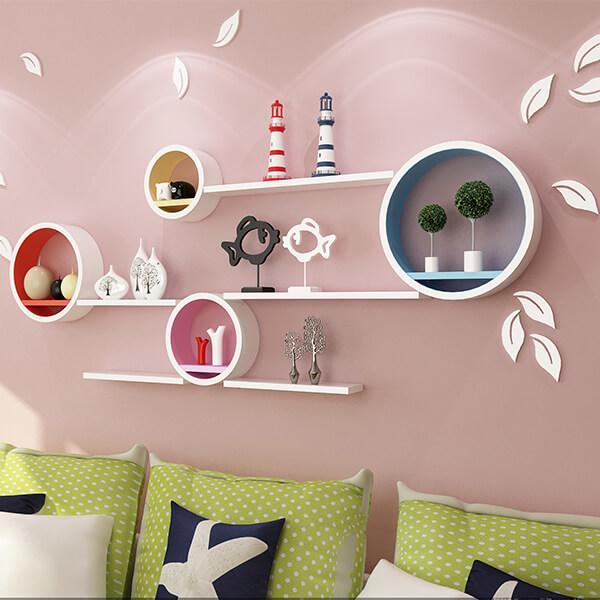 10 mau ke go trang tri phong khach dep me ly, don dau xu huong thiet ke 2019 - 13