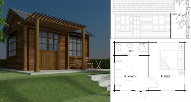 Một số mẫu thiết kế nhà gỗ | ảnh 9