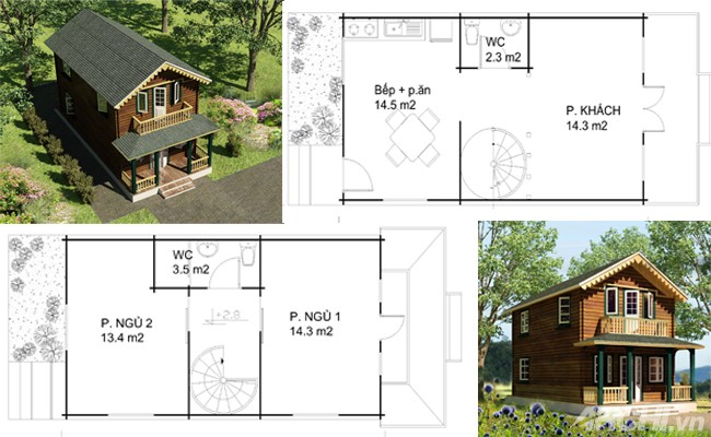 Một số mẫu thiết kế nhà gỗ | ảnh 12