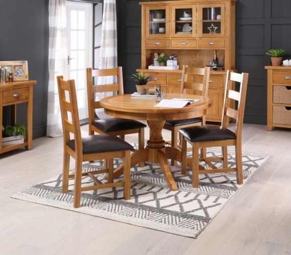 Những bộ bàn ăn gỗ mang phong cách Rustic - Ảnh 3. Những bộ bàn ăn gỗ mang phong cách Rustic - Ảnh 3.