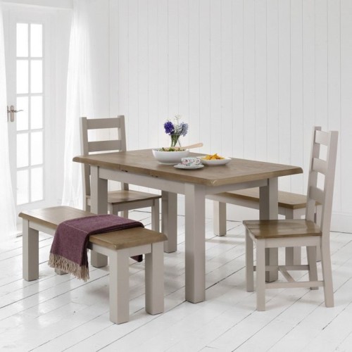 Những bộ bàn ăn gỗ mang phong cách Rustic - Ảnh 5. Những bộ bàn ăn gỗ mang phong cách Rustic - Ảnh 5.