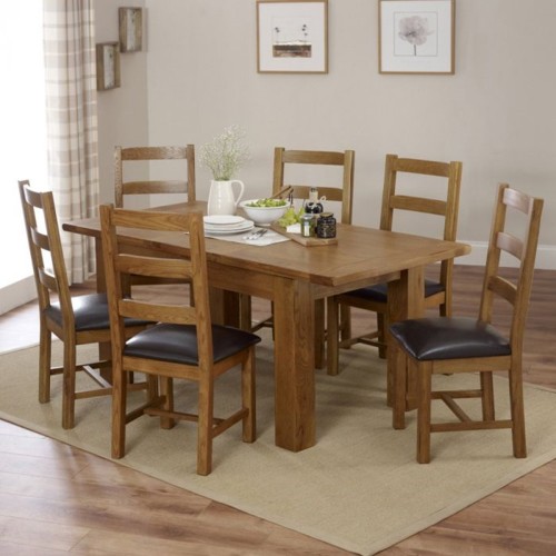 Những bộ bàn ăn gỗ mang phong cách Rustic - Ảnh 8. Những bộ bàn ăn gỗ mang phong cách Rustic - Ảnh 8.